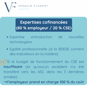 Expertise CSE - financement partagé